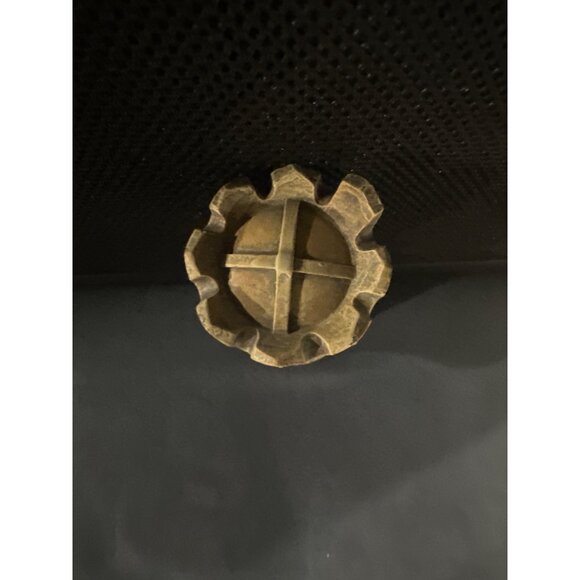 Vintage Crown Chess Piece-Inspired Decorative Figurine Tall Rustic Aged Look - Picture 2 of 8